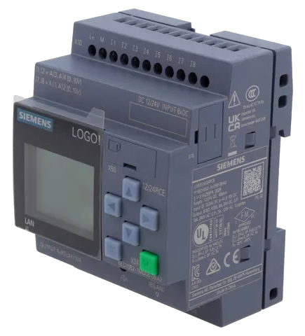 6ED1052-1MD08-0BA2 Relé programable; 10A; IN:8; Entradas analog:4; OUT:4; LOGO!8